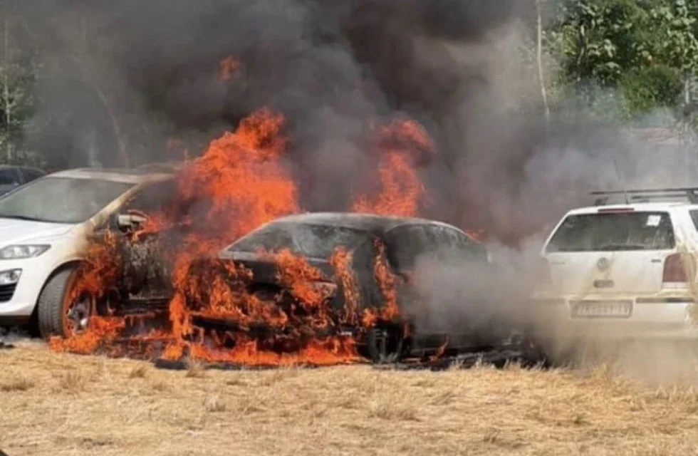 Három autót nyelt el a tűz a nagybecskereki strandon