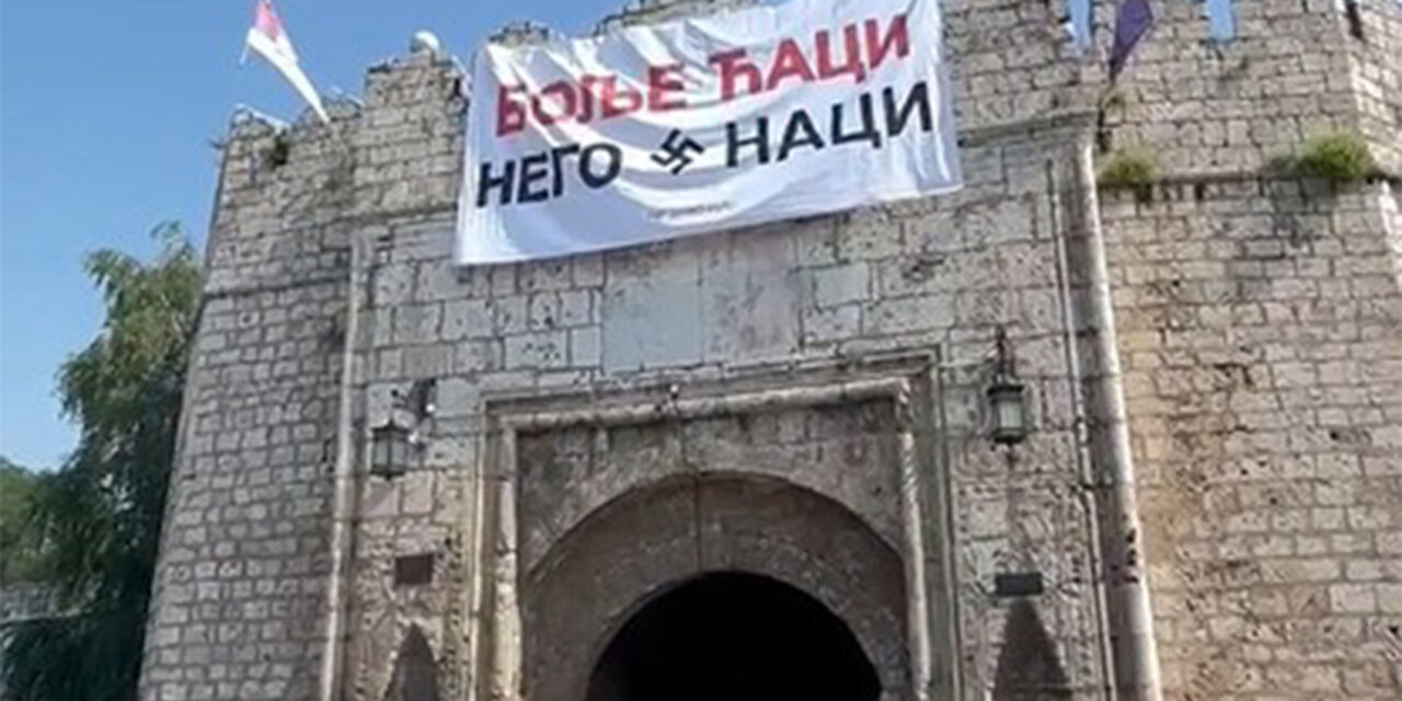 Kreni-Promeni: A haladó rezsim horogkeresztet tűzött ki a niši vár falára