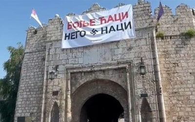Kreni-Promeni: A haladó rezsim horogkeresztet tűzött ki a niši vár falára