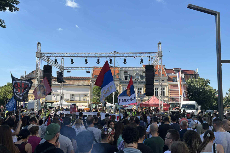 Požarevacon éjfélkor ér véget a 13 órás tüntetés