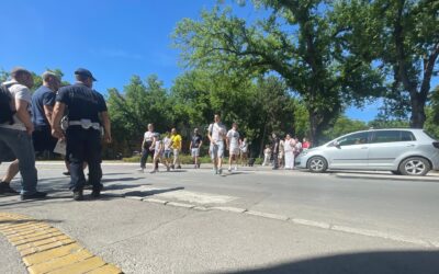 Országszerte zebra módra váltottak a tiltakozó polgárok – Szabadkán is (Fotó)