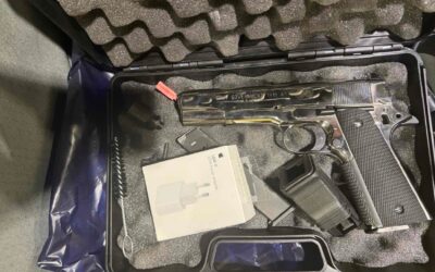 Törölköző alá rejtett fegyvert találtak a vámosok Horgoson (Fotók)