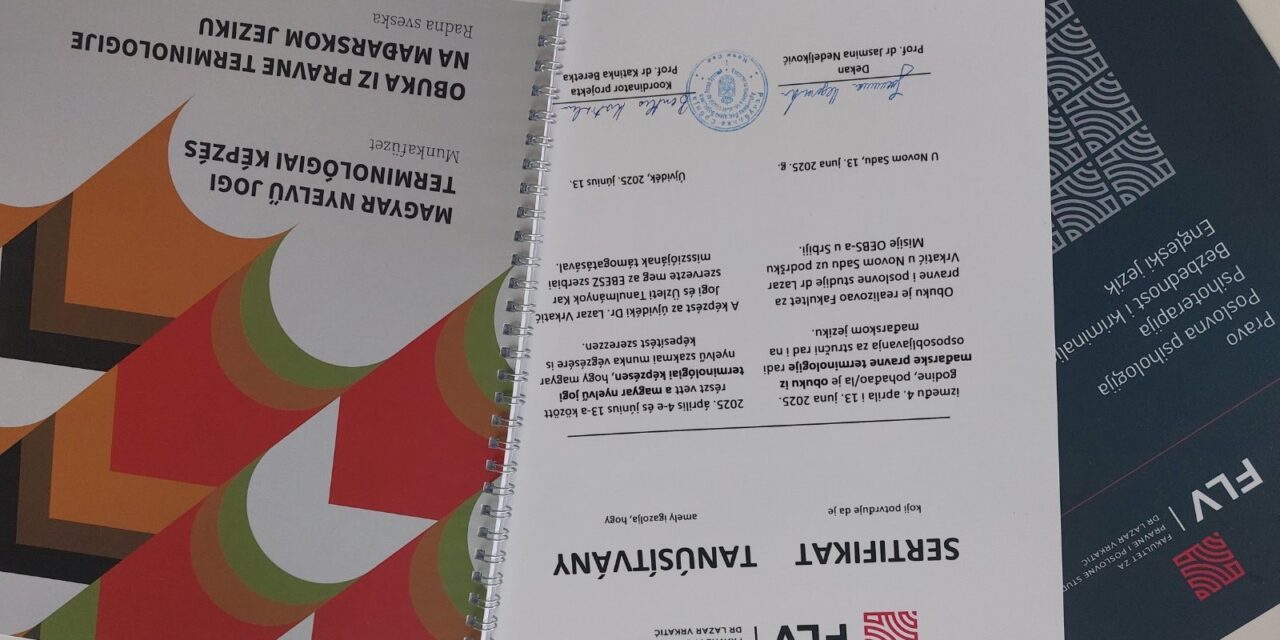Dr. Beretka: A magyar nyelvű jogi terminológia aktív használatára buzdítunk