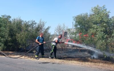 Egy tűzoltóautó is leégett az ásotthalmi tűzben