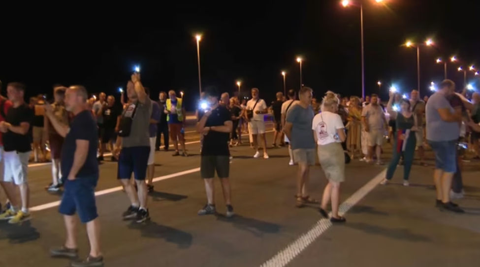 A csendőrség felszámolta az autópálya blokádját