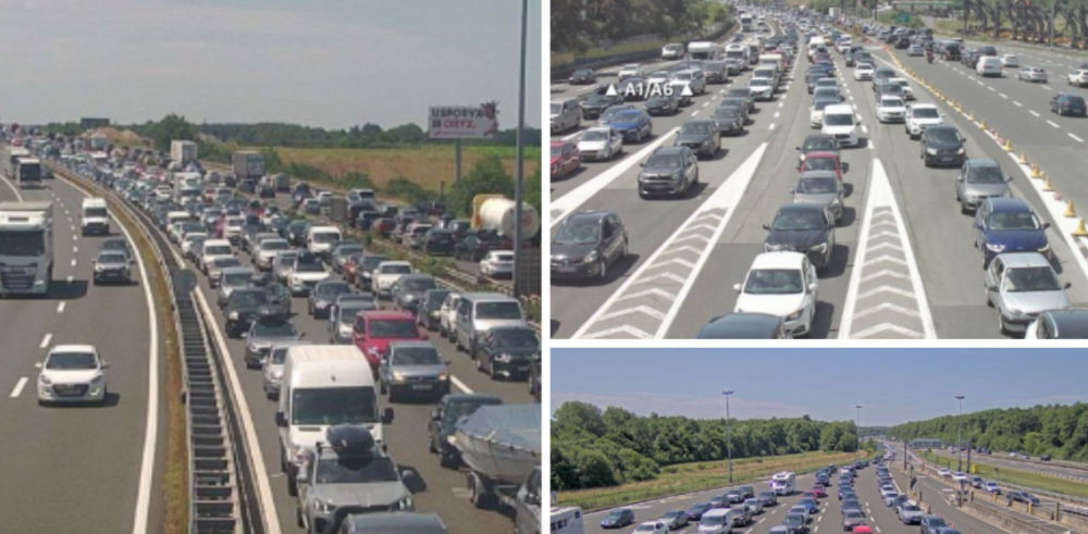 Szlovéniáig nyúlik a nyolc kilométeres kocsisor a horvát autópályán