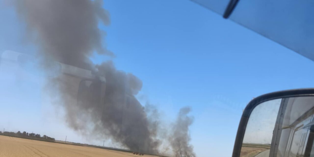 Ég a tarló Tornyosnál (fotó+videó)