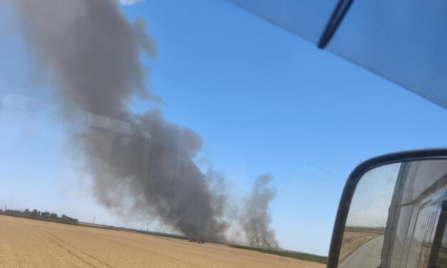 Ég a tarló Tornyosnál (fotó+videó)