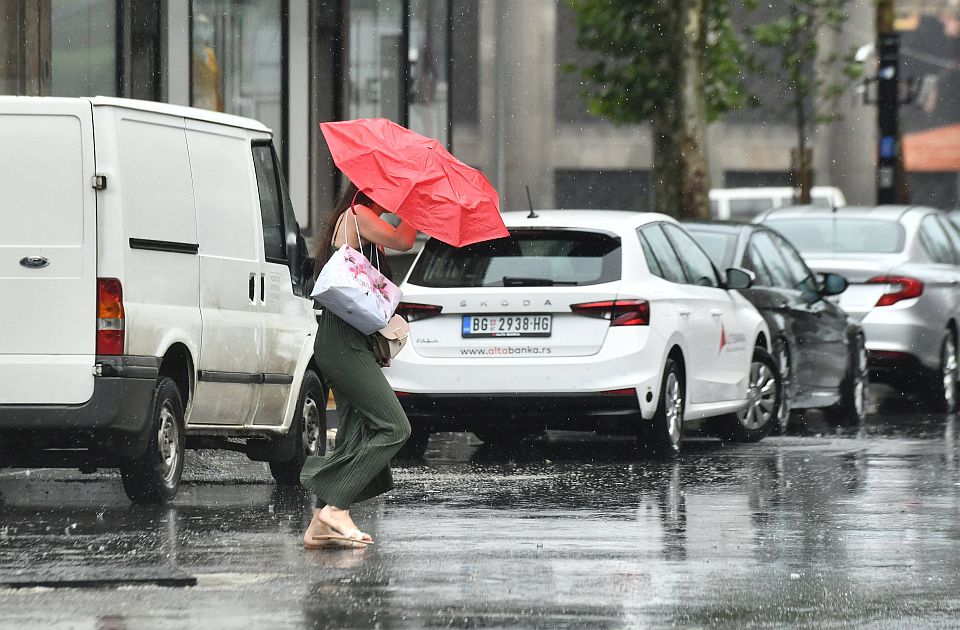 Öten sérültek meg a belgrádi viharban