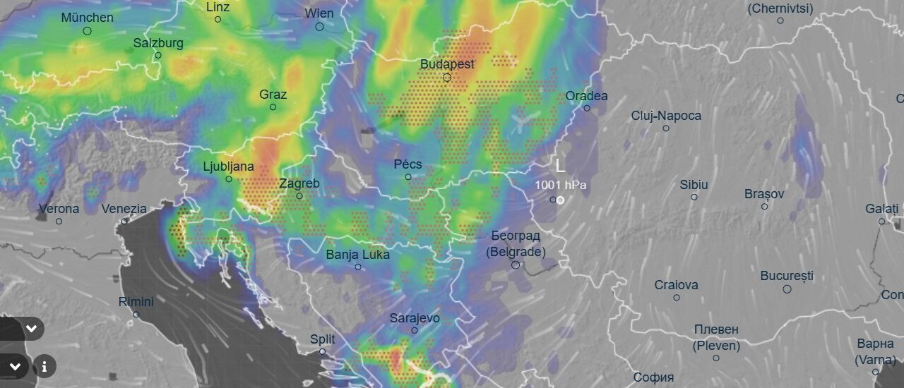 SMS-ben érkezik a figyelmeztetés a viharra