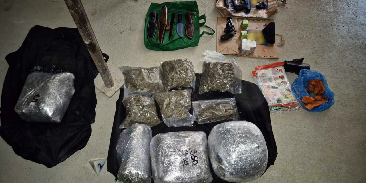 Harminc kiló füvet, fegyvereket és amfetamint foglaltak le Újvidéken (Fotók)
