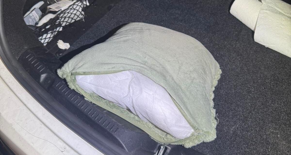 Párnába rejtett drogot talált a szolgálati kutya Horgoson (Fotók)