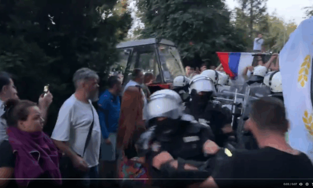 Dačić: Megtámadták a rendőröket – Egyetemisták: Itt a videó, ki támadt kire