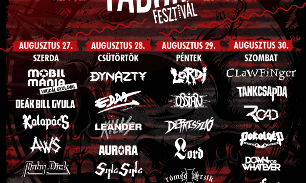 A Clawfinger, a Lordi és a Dynazty is fellép a Balaton partján