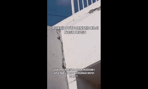 A Szerbiai Vasúti Infrastruktúra szerint nincs szerkezeti károsodás (Videóval)