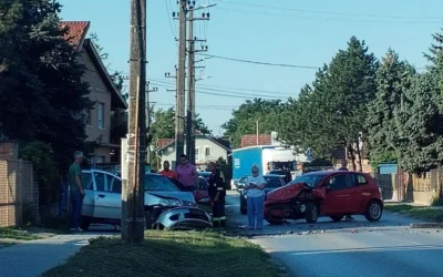 Durva karambol történt Szabadkán