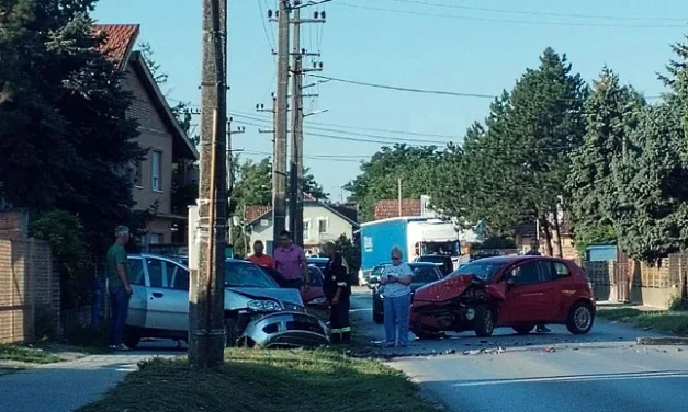 Durva karambol történt Szabadkán