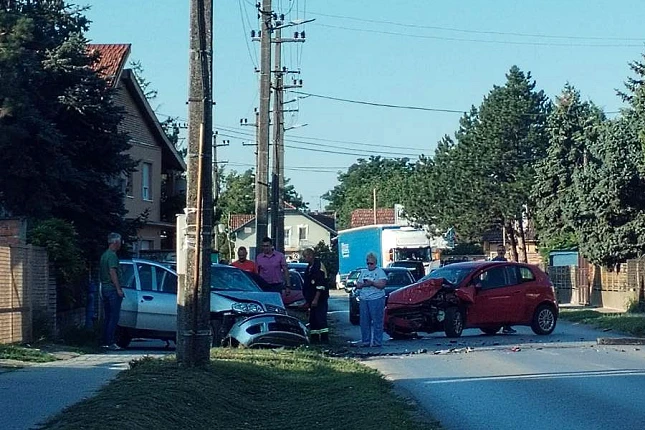 Durva karambol történt Szabadkán