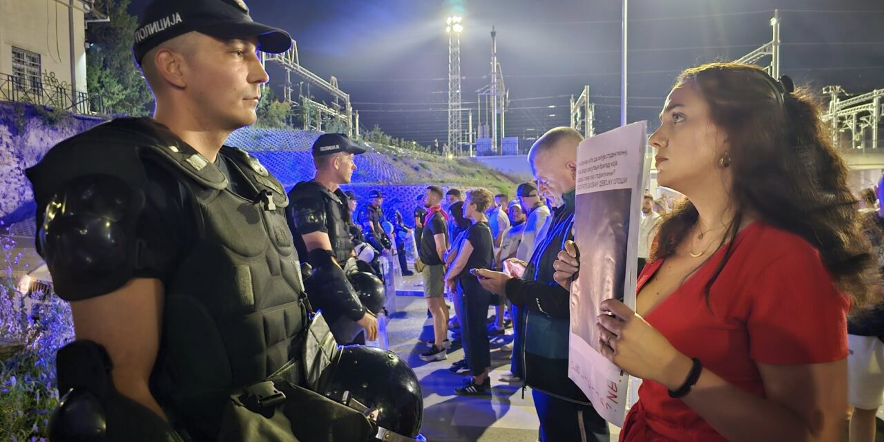 Szemtől szemben a rendőrökkel Szabadkán