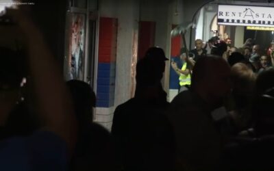 Összetörték a Szerb Haladó Párt újvidéki irodáját