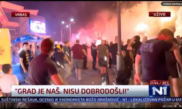 Verbászon, Palánkán és Újvidéken is rátámadtak a tüntetőkre, a rendőrség nem reagált