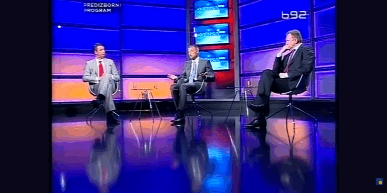 Ekkor vett részt Vučić legutóbb nyilvános tévévitán