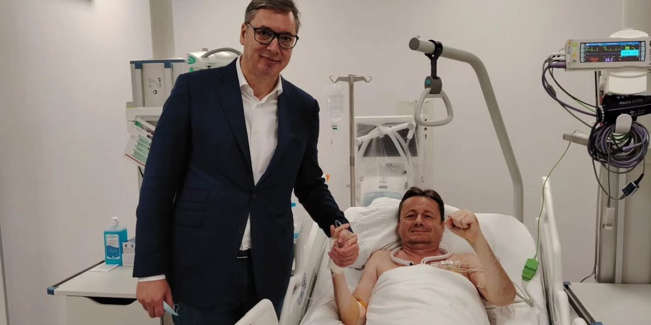 Vučić meglátogatta Glišićet: Darko megtörhetetlen