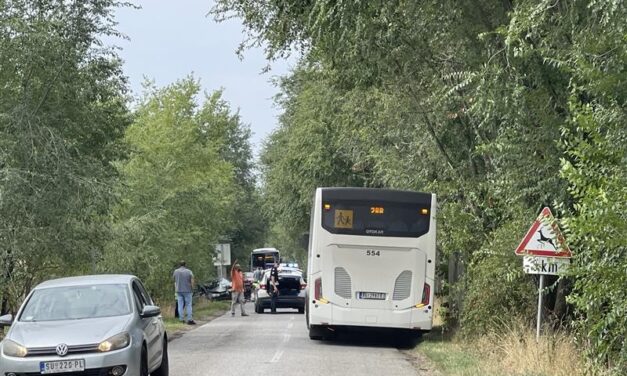 Baleset történt Szabadkán a Bajai út végén