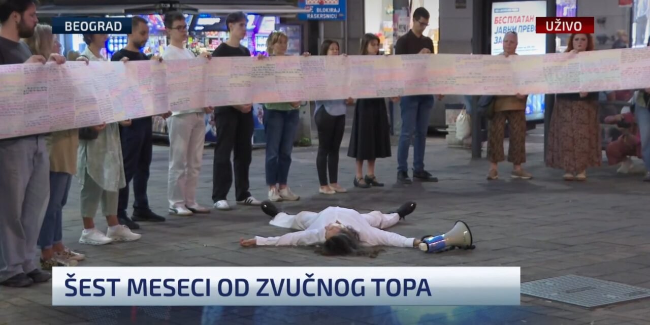 Performansz a művelődési központnál: Fél éve vetették be a hangágyút