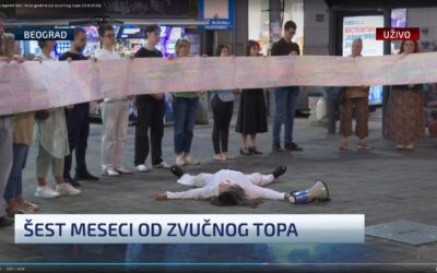 Performansz a művelődési központnál: Fél éve vetették be a hangágyút