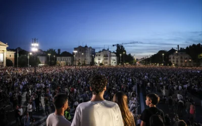 A szabad közterekért és a tiszta közbeszédért volt tüntetés Budapesten