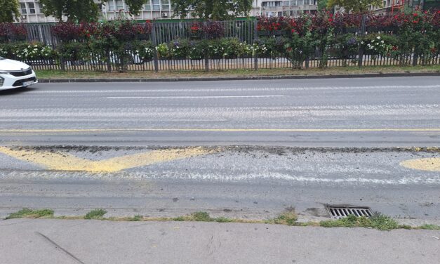 Tönkretették a fővárosi utakat a katonai parádéra készülő harci járművek (videóval)