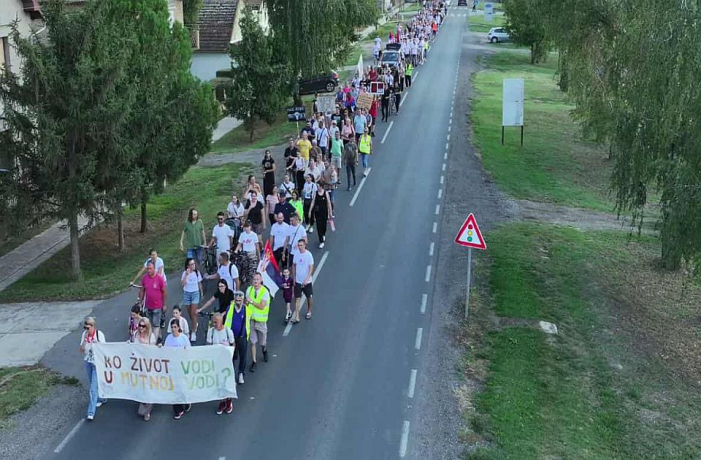 Az ihatatlan víz miatt tiltakoztak a temeriniek