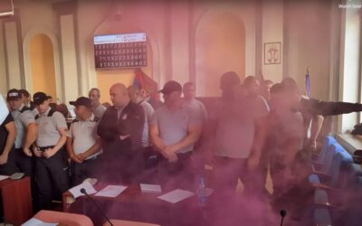 Füstbomba, borsspray, káosz a zaječari képviselő-testület ülésén