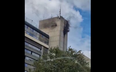 Tűz ütött ki Újvidék központjában (videóval)