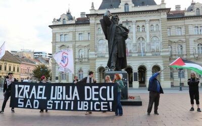 Palesztinpárti tüntetés volt Újvidéken (Videóval)