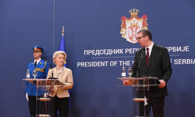 Ezt mondta Ursula von der Leyen a Vučićtyal való találkozó után
