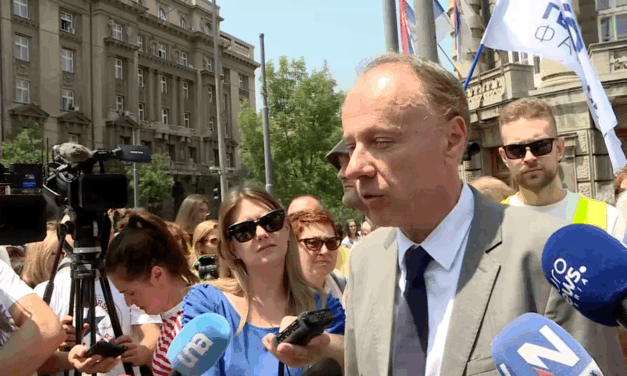 Đokić: A diáklista támogatottsága egyre nagyobb, mert egyre nő az elégedetlenség a hatalommal szemben