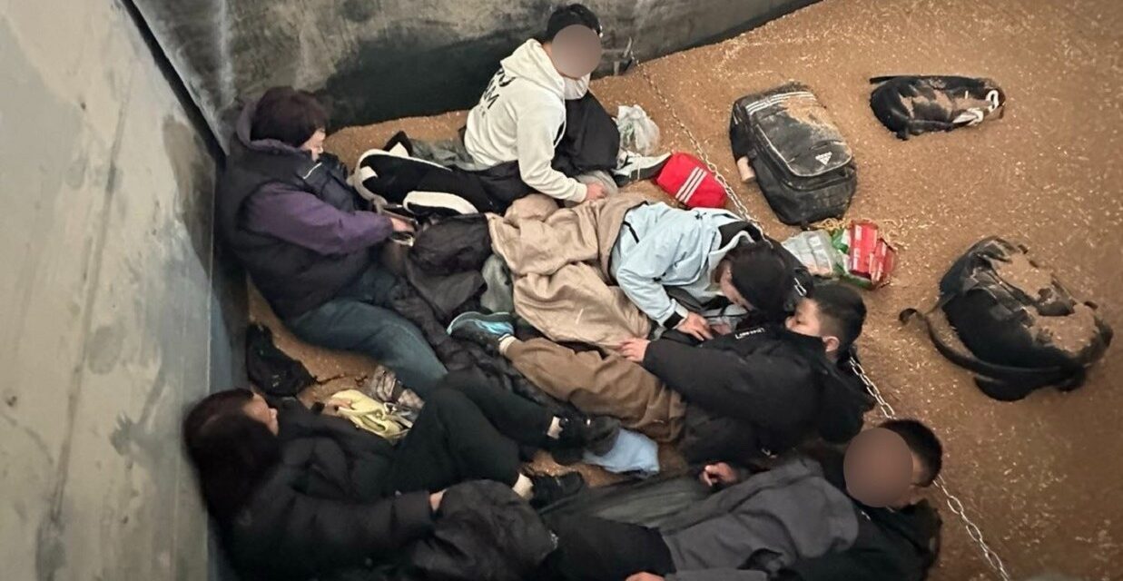 Migránsokat találtak a vámosok egy búzát szállító kamion rakományában