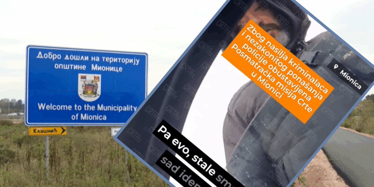 Mionicában megtámadták a Crta választási megfigyelőit (Videó)