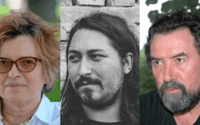 Toldi Éva, Sárkány Balázs és Siflis Zoltán a Forum Könyvkiadó Intézet díjazottai