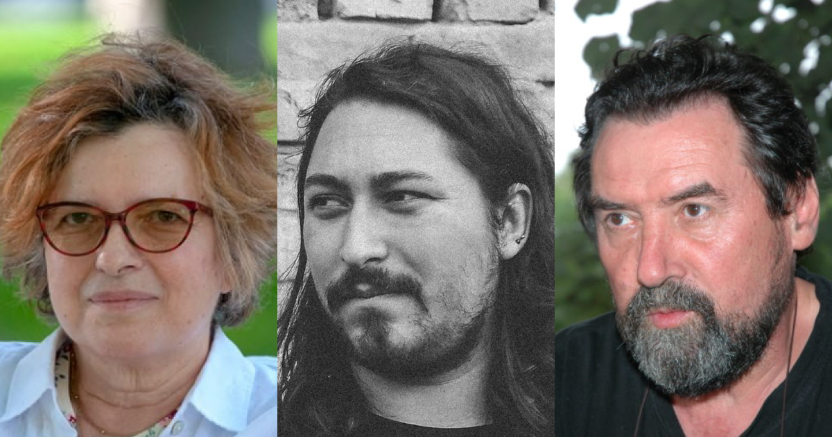 Toldi Éva, Sárkány Balázs és Siflis Zoltán a Forum Könyvkiadó Intézet díjazottai