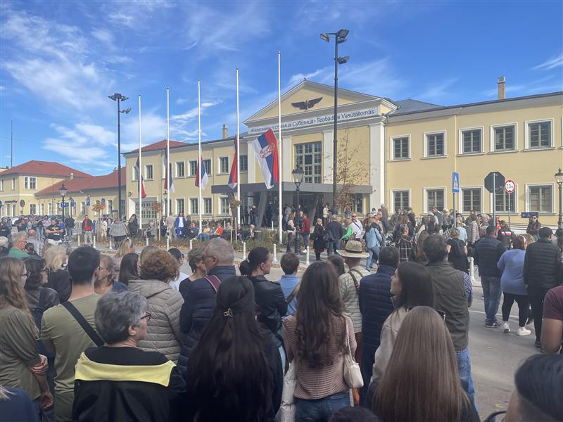 Szabadkán is megemlékeztek az áldozatokról (Fotók)