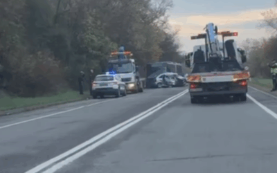 Videófelvételen a reggeli halálos baleset helyszíne