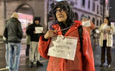 Szabadkán is tüntettek Dijana Hrka mellett