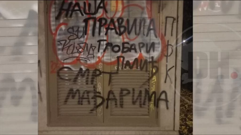 A rendőrség azonosította a palicsi gyűlöletkeltő graffiti „alkotóját”
