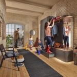 Rejtett tárolók és praktikus fellépők: kompakt megoldások (Fotó: www.butor-vasalat.hu)