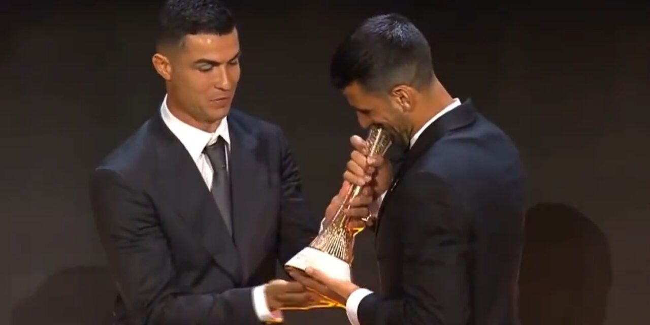 <span class="entry-title-primary">Đoković különdíjat vehetett át Ronaldótól</span> <span class="entry-subtitle">A díjátadót Dubaiban szervezték meg</span>