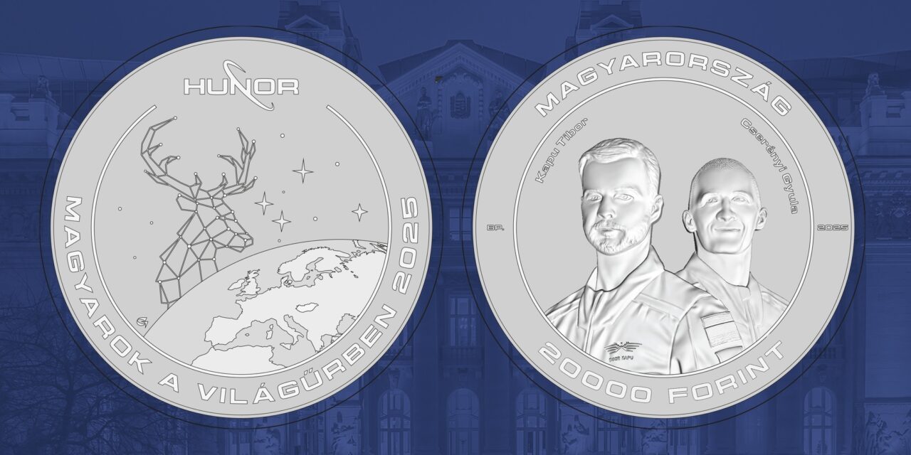 <span class="entry-title-primary">A magyar űrrepülés tiszteletére bocsátottak ki emlékérmet</span> <span class="entry-subtitle">Előlapján Kapu Tibor és Cserényi Gyula félalakos portréja és nevük láthat</span>