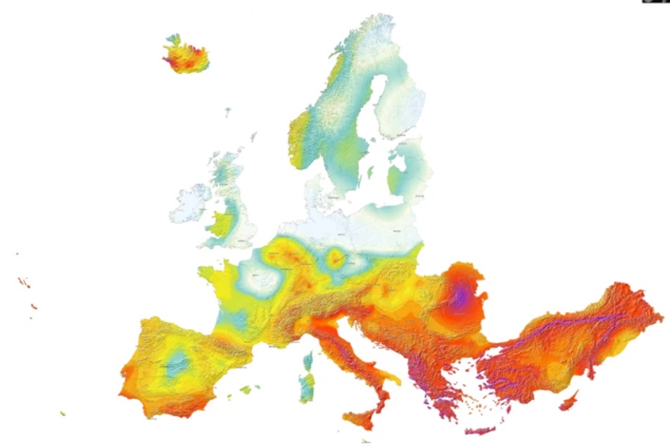 Földrengésveszély- és kockázati térkép mutatja, hol várható erős földrengés